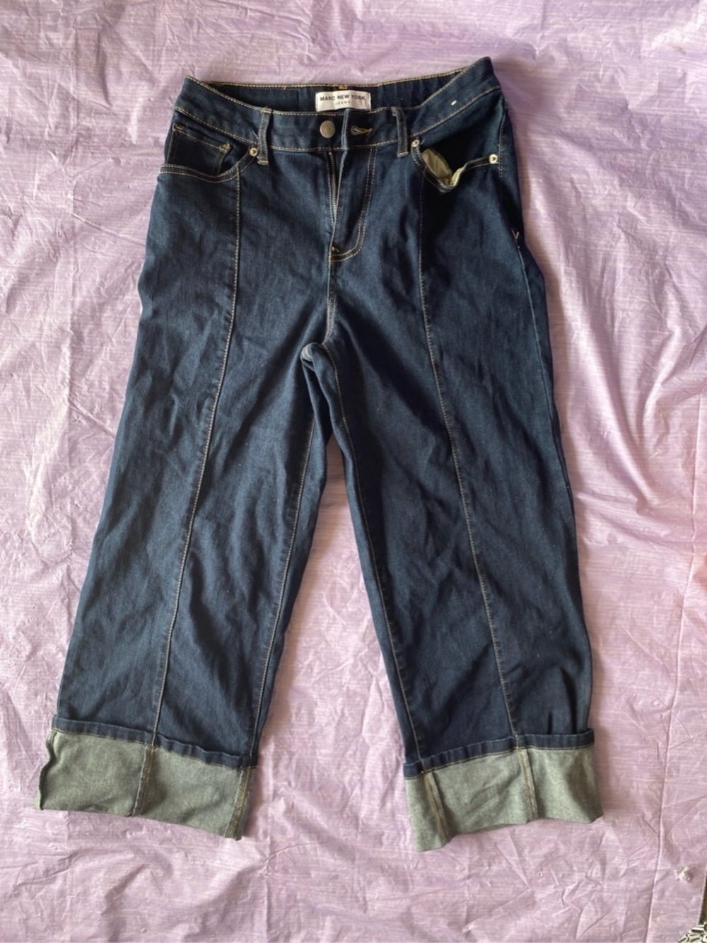 Petite Marc New York Dark Blue Denim Jeans